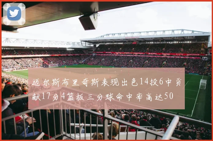 迈尔斯布里奇斯表现出色14投6中贡献17分4篮板三分球命中率高达50