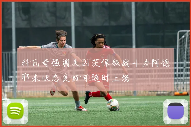 科瓦奇强调美因茨保级战斗力阿德耶米状态良好可随时上场